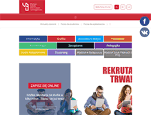 Tablet Screenshot of biblioteka.wsinf.edu.pl